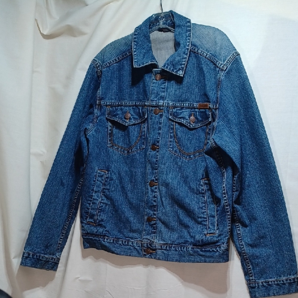 Sean John Denim Jacket Mens Large Coat Blue Jean